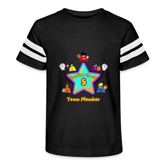 Sneable Sports 5 Kids Football Tee