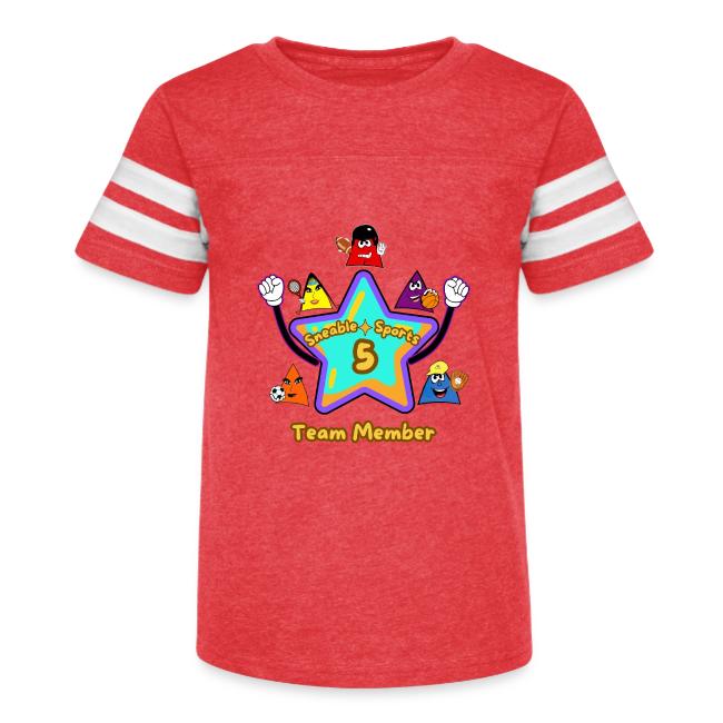 Sneable Sports 5 Kids Football Tee