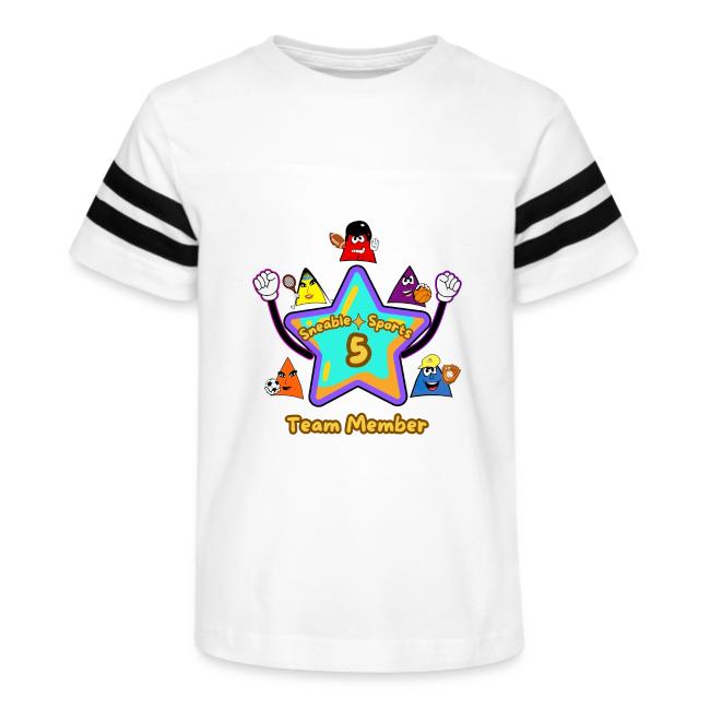 Sneable Sports 5 Kids Football Tee