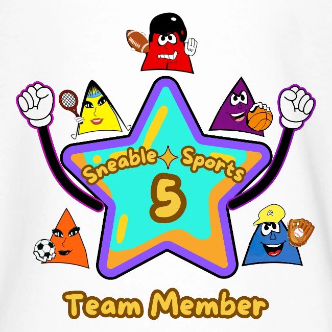 Sneable Sports 5 Kids Football Tee