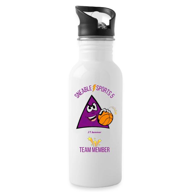 Sneable Sports 5 eco-Friendly, Reusable 20oz. Water Bottle with J. T. Jammer