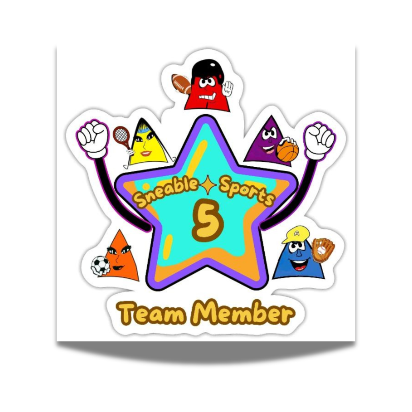Sneable Sports 5 Stickers and Magnets